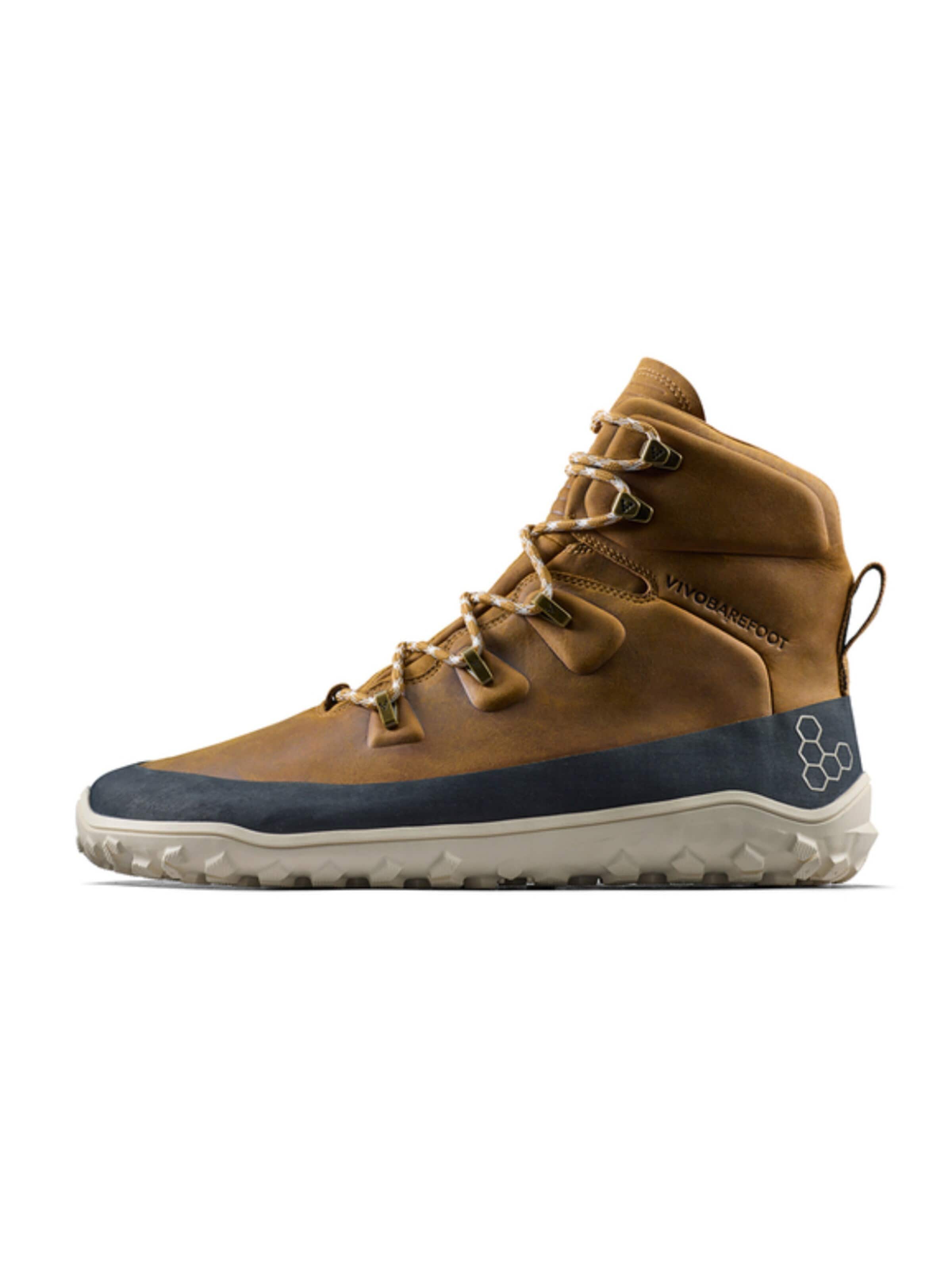 Boots 'TRACKER LEATHER AT' Vivo Barefoot en marron : devant