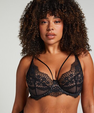 Hunkemöller BH 'Daphne' in Schwarz