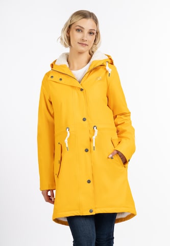 ICEBOUND Raincoat in Yellow: front