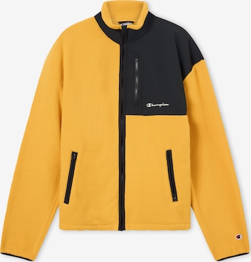 Champion Fleecetakki värissä keltainen: etupuoli