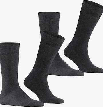 FALKE Socks 'Swing 2-Pack' in Grey: front