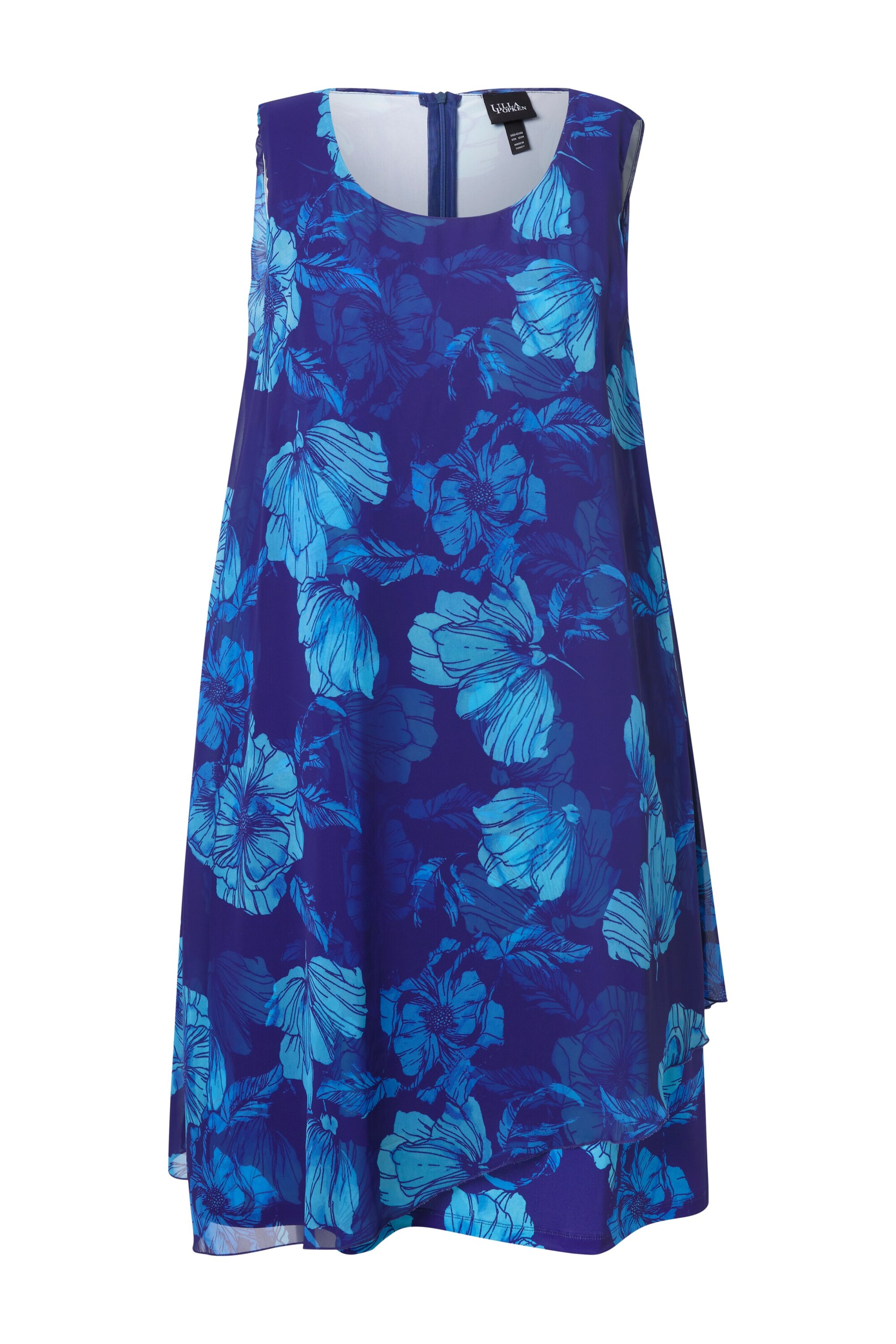 Ulla Popken Kleid in Blau: Vorderseite