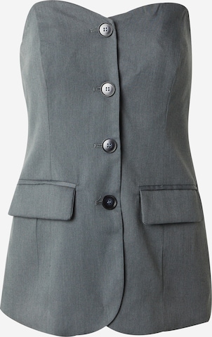 PIECESPrsluk od odijela 'PCODETTE' - siva boja: prednji dio