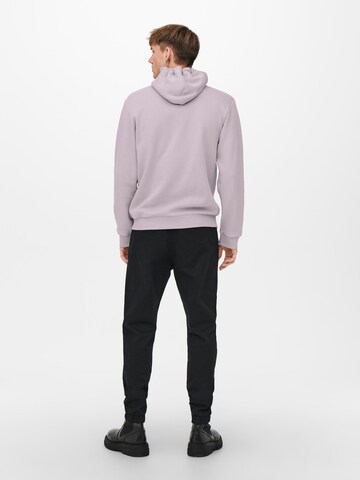 Only & Sons Regular fit Sweatshirt 'Ceres' in Purple