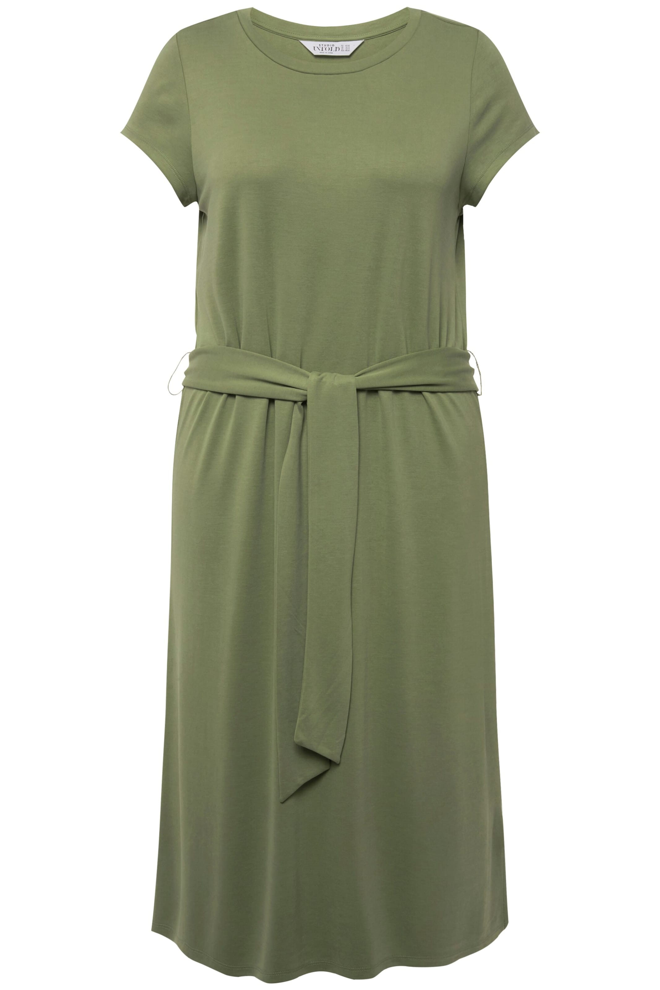 Studio Untold Jurk in Groen: voorkant