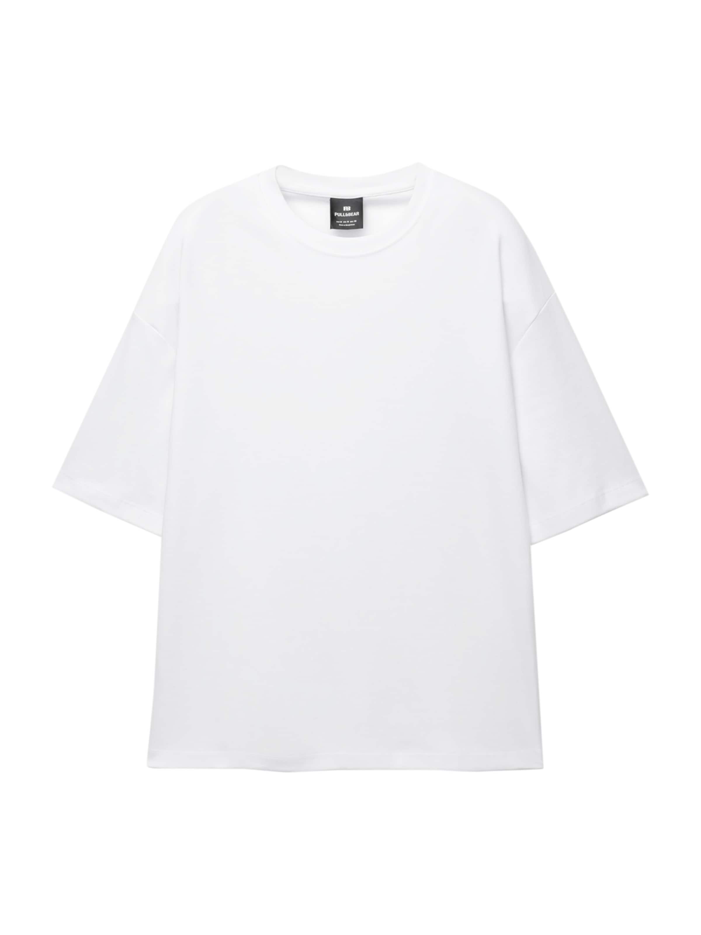 Pull&Bear T-Shirt in Weiß: Vorderseite