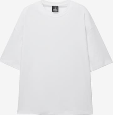 Pull&Bear T-Shirt in Weiß: Vorderseite