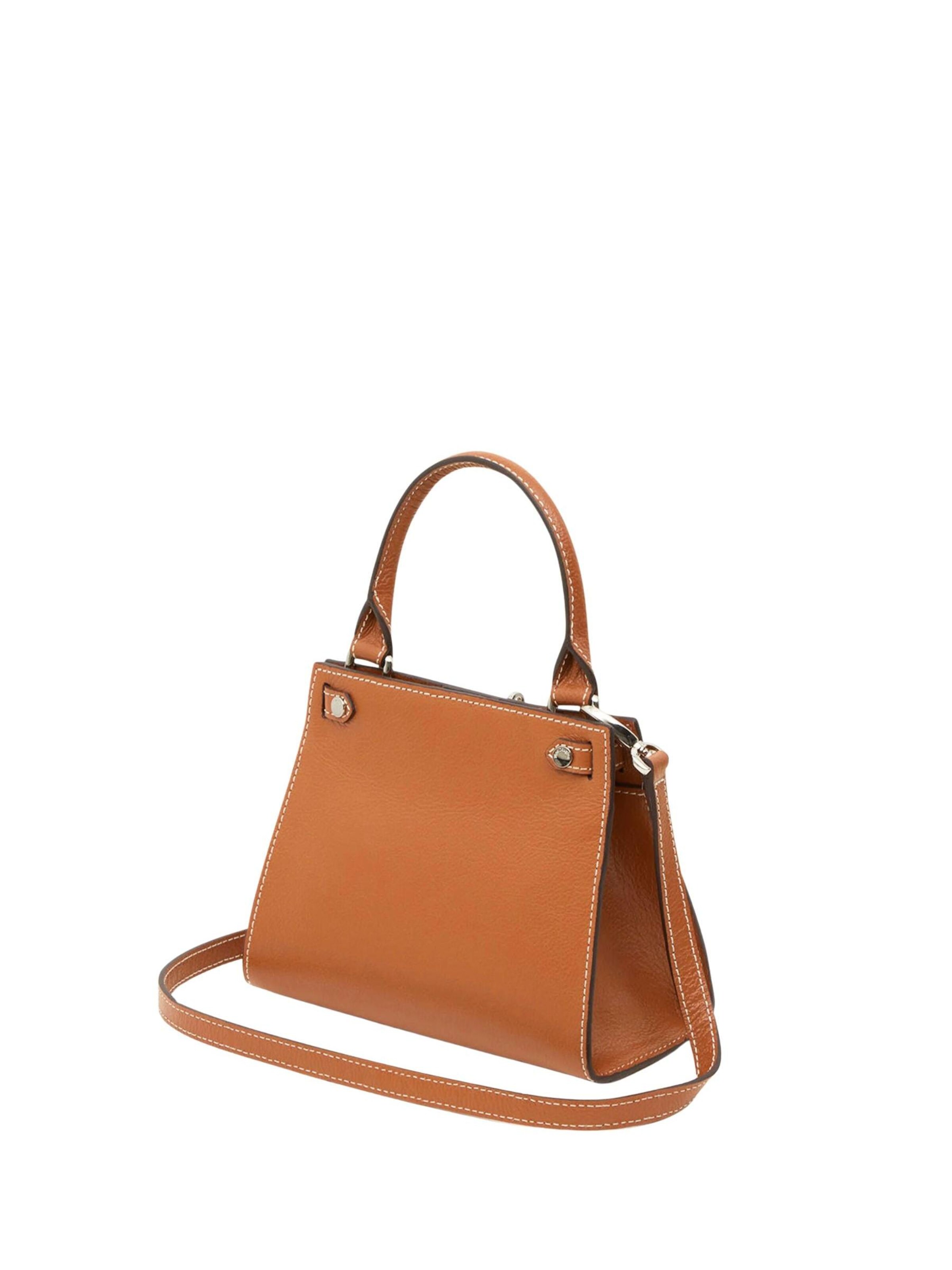 MAC DOUGLAS Handtas 'Mac Douglas Sacs À Main MINI Temple Buni Cuir Marron' in Bruin