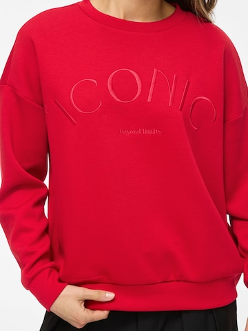 VILA Sweatshirt in Rood