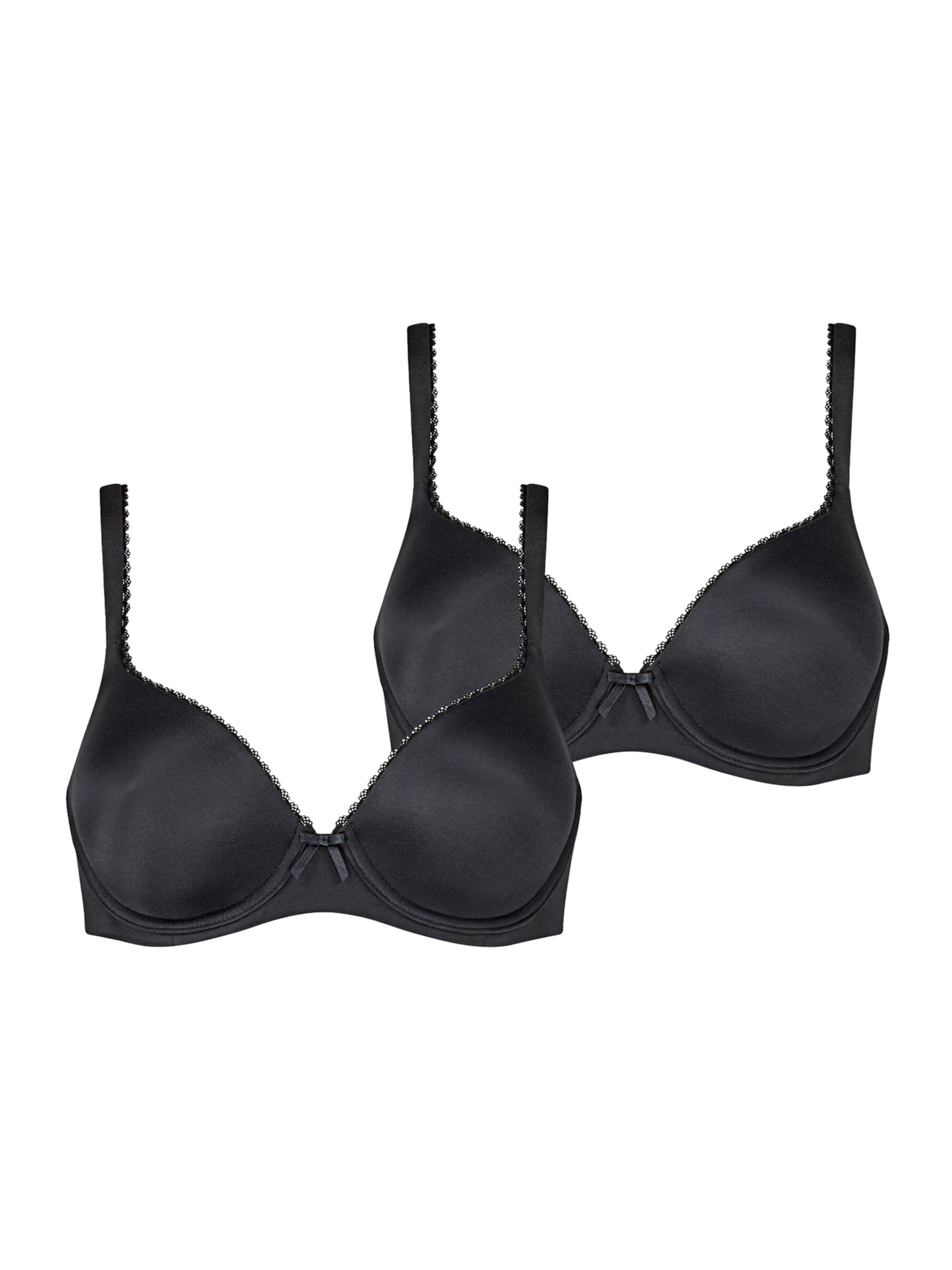 TRIUMPH BH 'Perfectly Soft' in Schwarz: Vorderseite