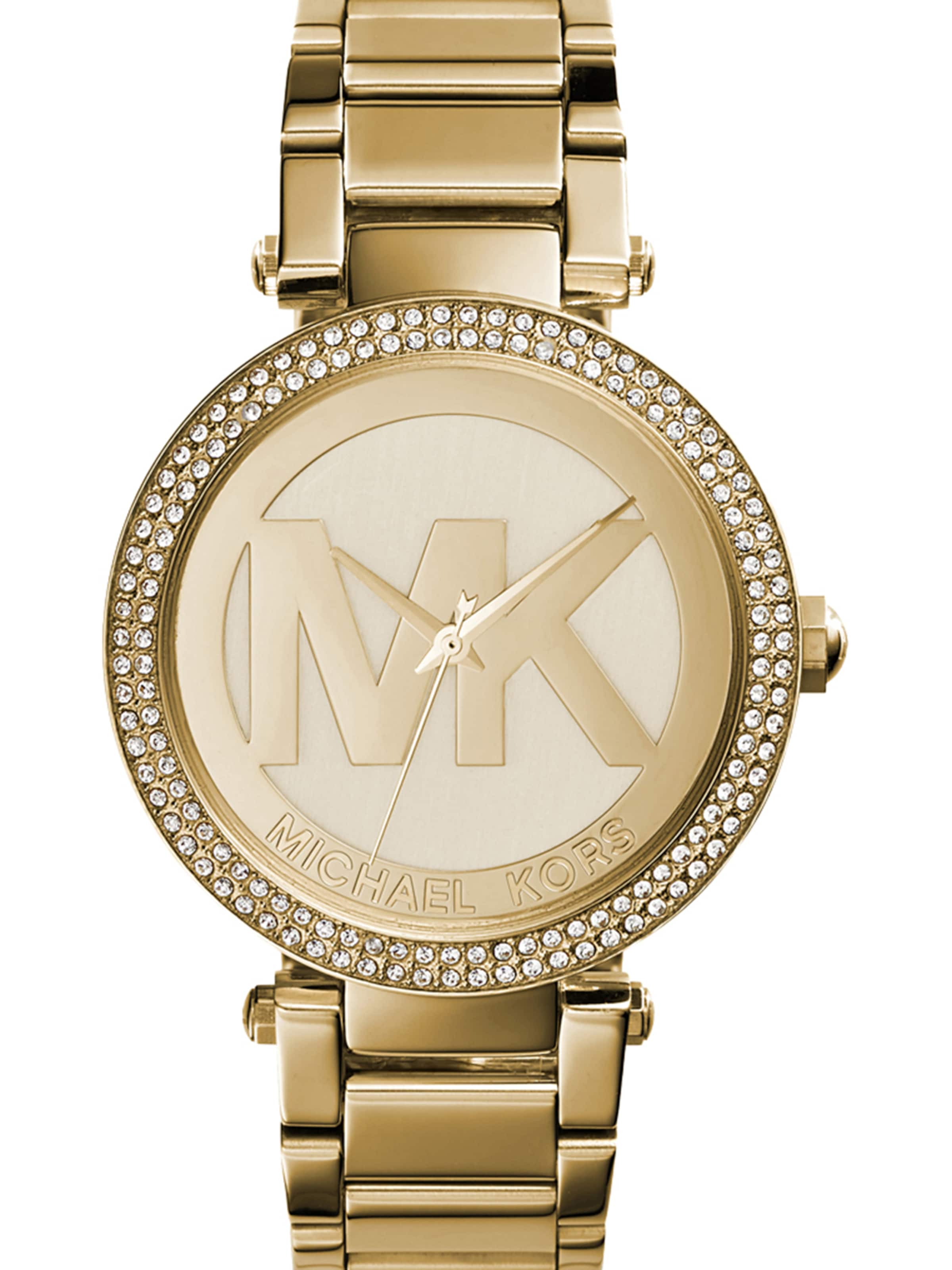 MICHAEL Michael Kors Analogt ur 'PARKER' i guld: forside