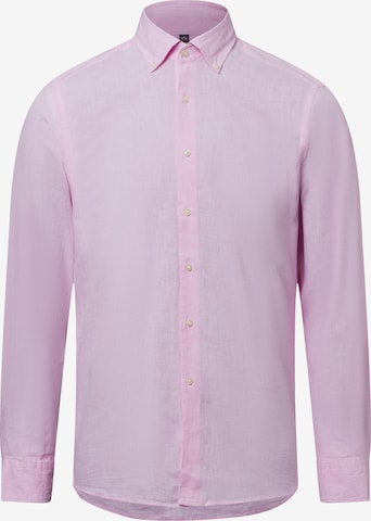 Nils Sundström Button Up Shirt in Pink: front