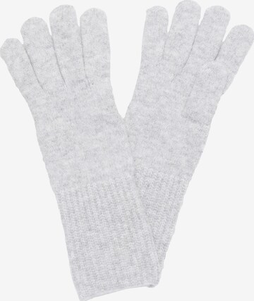 s.Oliver Full Finger Gloves in Grey: front