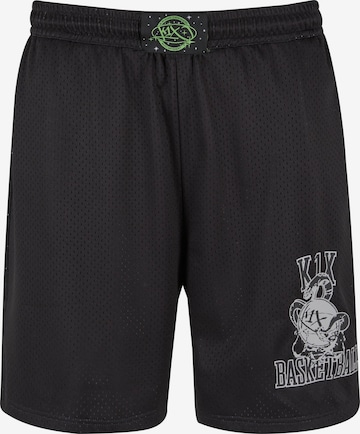 K1X Regular Housut 'KXM243-027-1 K1X' värissä musta: etupuoli