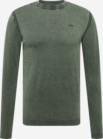 Petrol Industries Sweater in Green: front