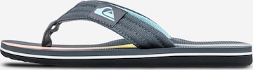 Chaussures ouvertes 'Molokai Layback' QUIKSILVER en bleu : devant