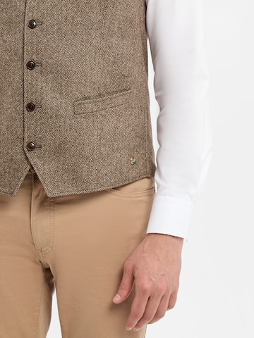 CARL GROSS Weste in Braun