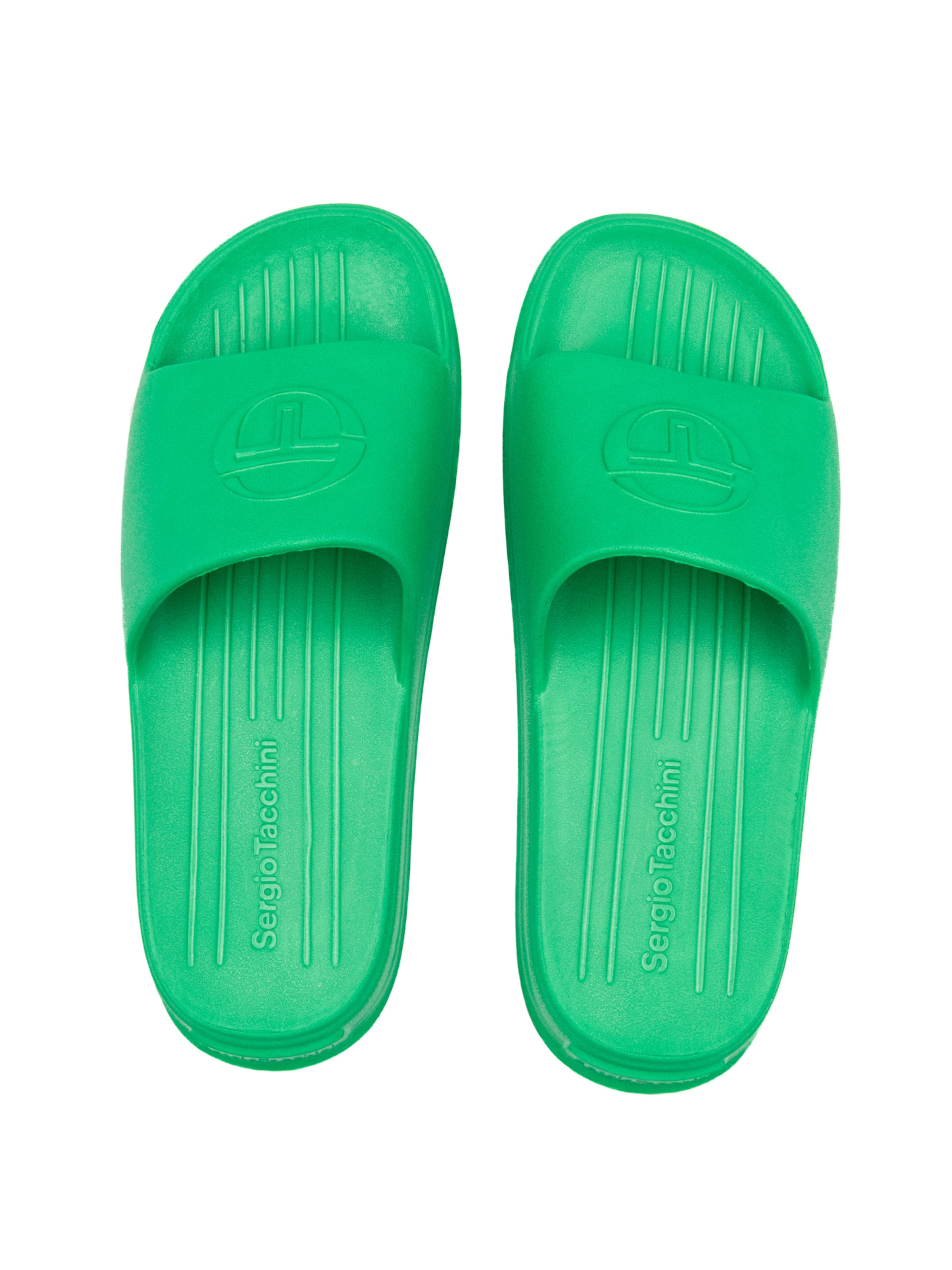 Sergio Tacchini Beach & Pool Shoes 'Cup Slide' in Green