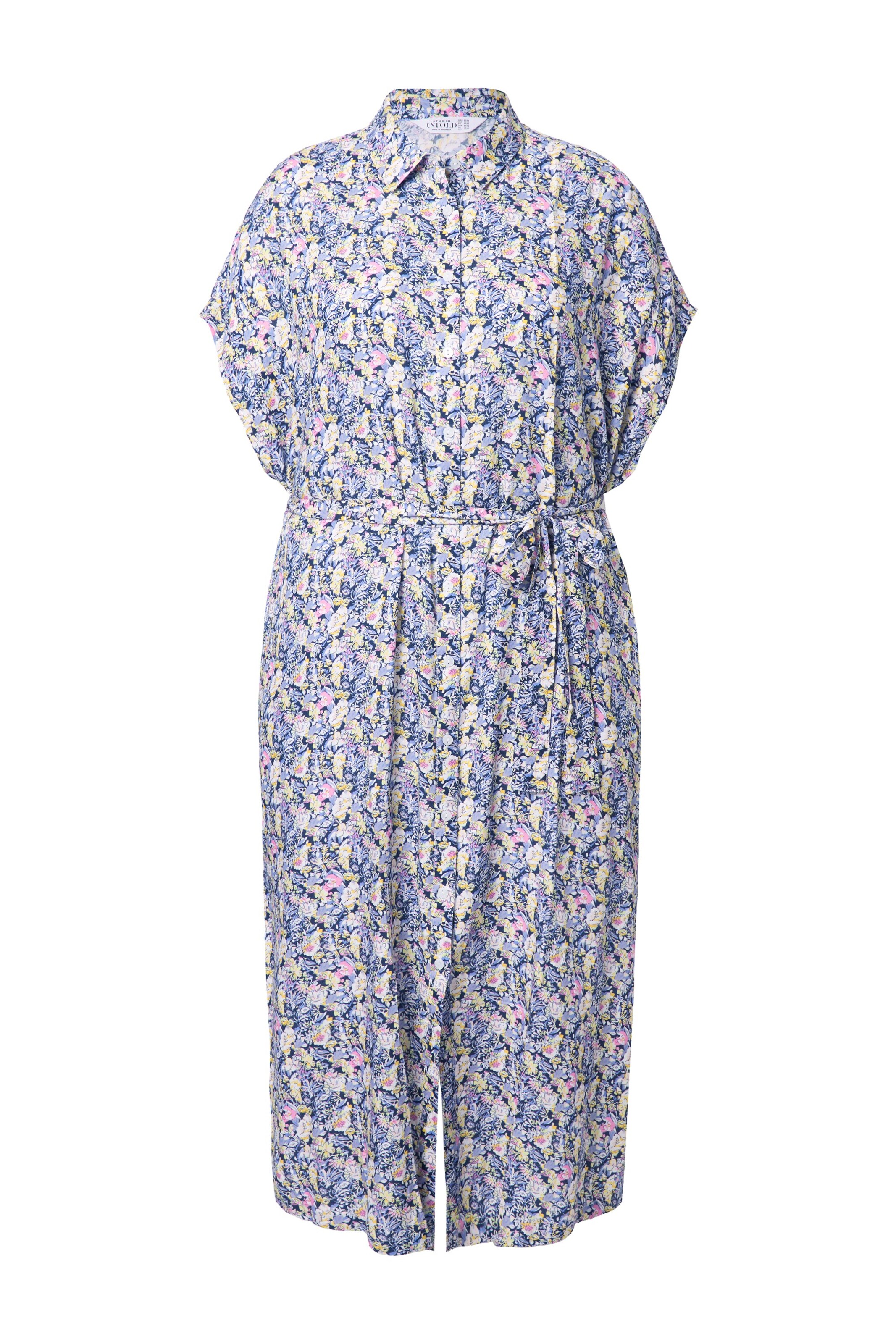 Robe-chemise Studio Untold en bleu : devant