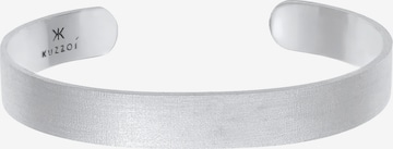 KUZZOI Armband Armreif in Silber: Vorderseite