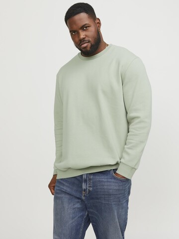 Sweat-shirt Jack & Jones Plus en vert : devant