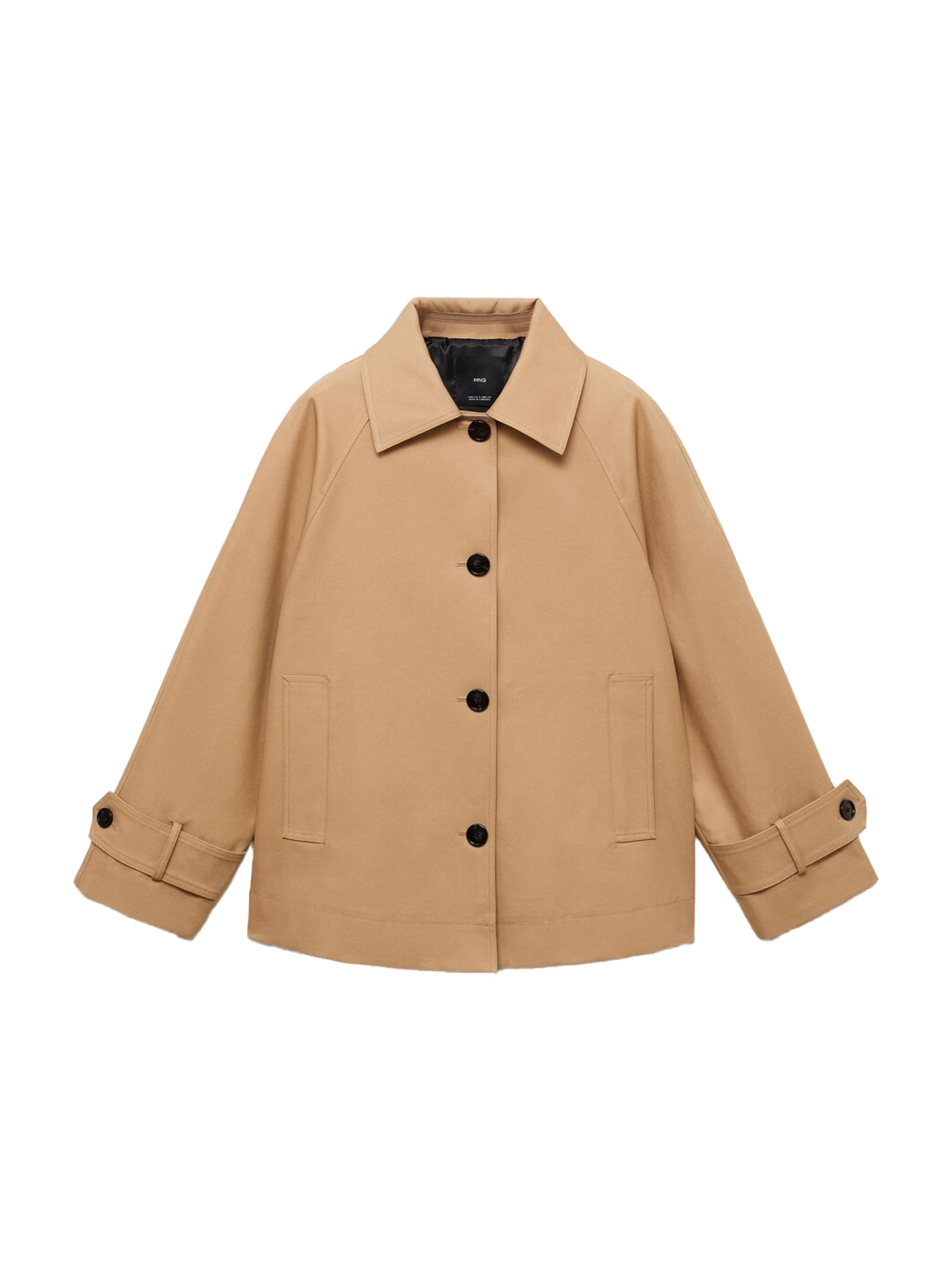 MANGO Övergångsjacka 'TROPIC' i beige, Produktvy