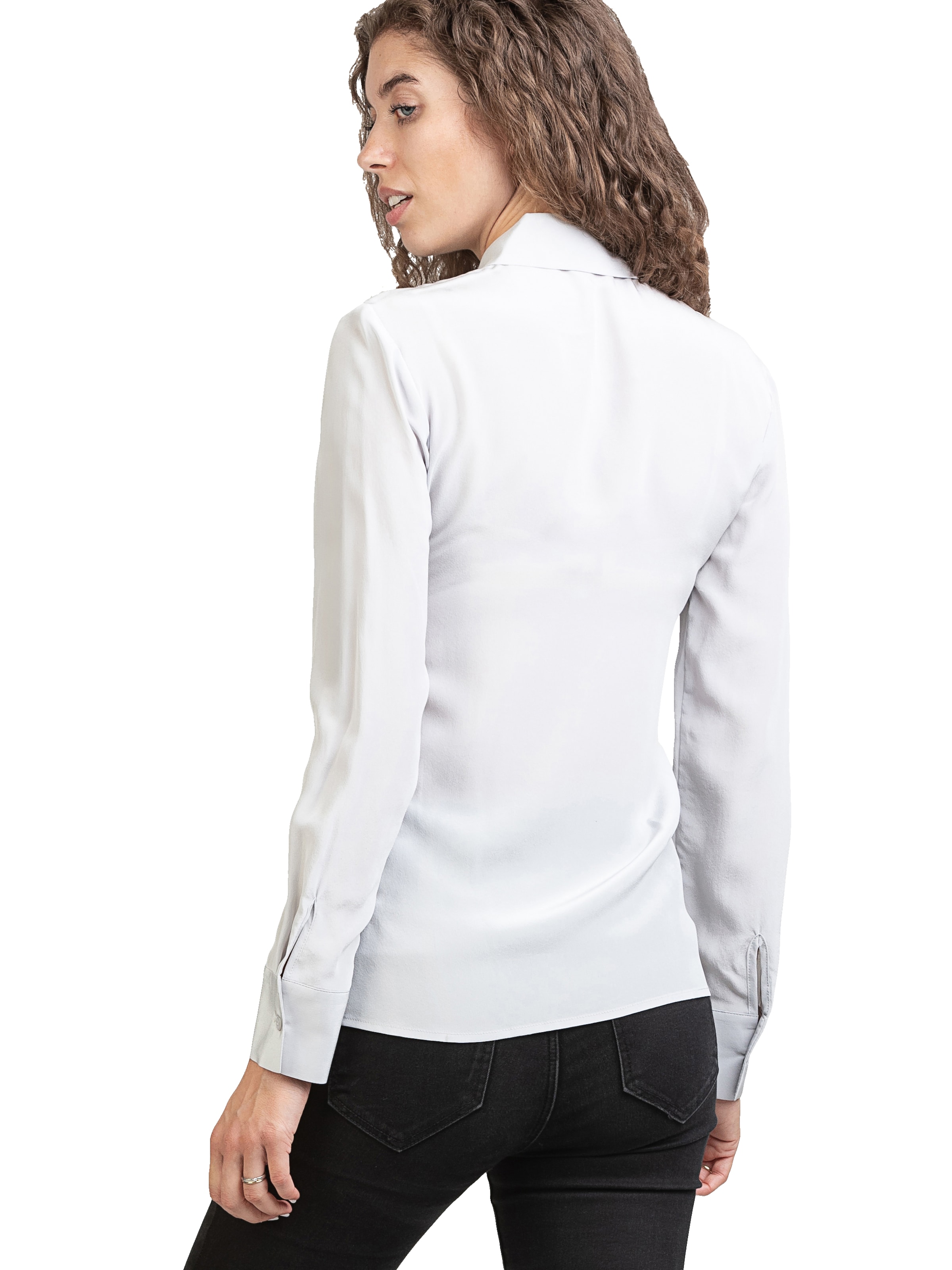 Posh Gear Bluse 'Collettoseta'‌‌‌‌‌‌‌‌‌‌ in Grau