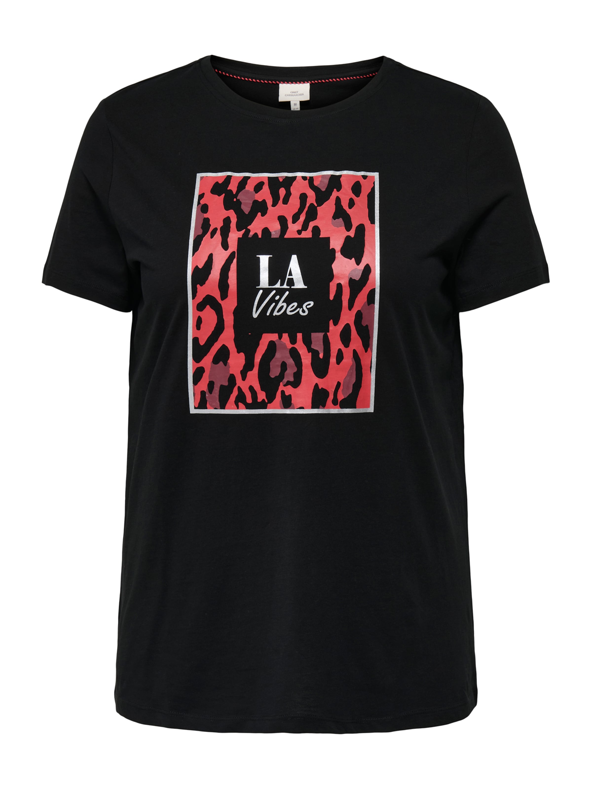 ONLY Carmakoma Tričko 'CARBOOSTERY' – černá: přední strana