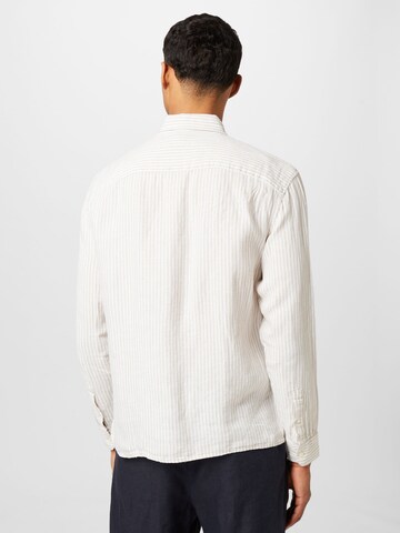 Abercrombie & Fitch Regular fit Button Up Shirt in White