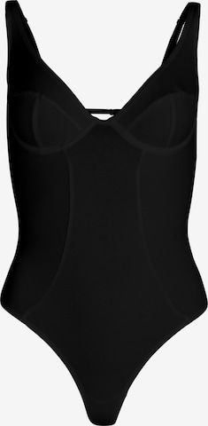 OW Collection ملابس لاصقة 'BEA' بلون أسود: الأمام