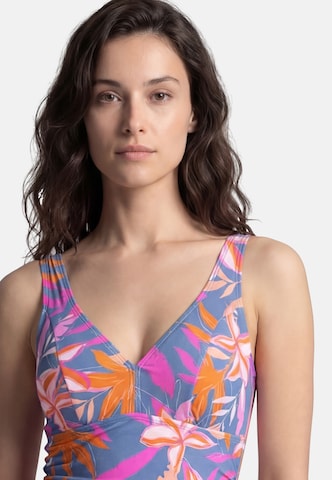 Maillot de bain 'Tropical Flowers' BECO the world of aquasports en bleu