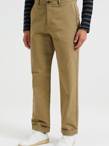 Regular Pantalon chino WE Fashion en vert