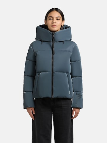 khujo Winterjas 'Audrey' in Blauw: voorkant