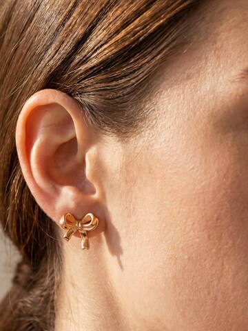 Luamaya Ohrringe 'Pretty Ribbon Studs'‌‌‌‌‌ in Gold