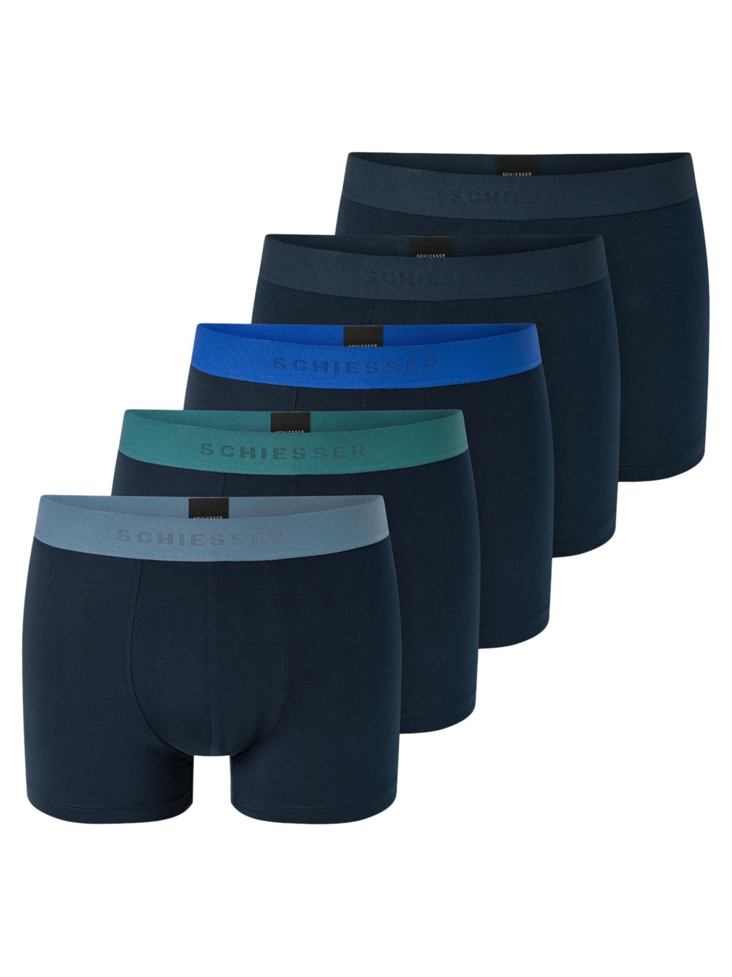 SCHIESSER Boxer shorts in Blue: front