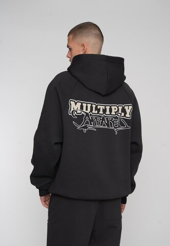 Multiply Apparel - Sudadera con cremallera 'Scholar' en negro
