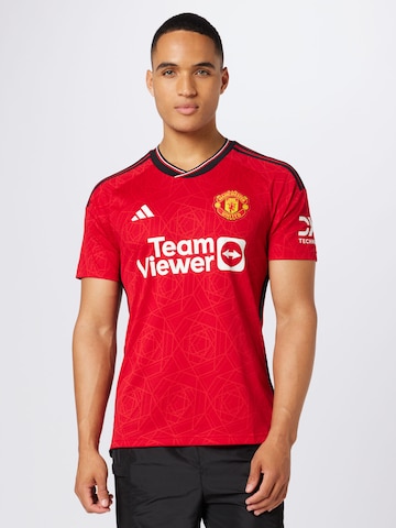 Maillot 'Manchester United 23/24' ADIDAS PERFORMANCE en rouge : devant