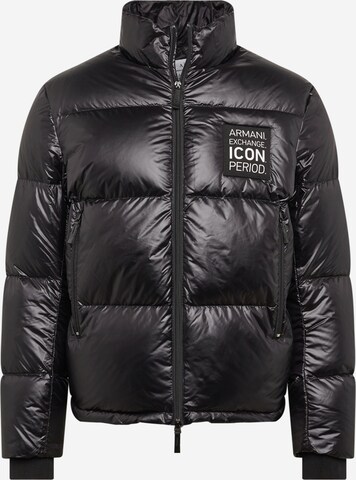 ARMANI EXCHANGE Winter jacket in Black: front