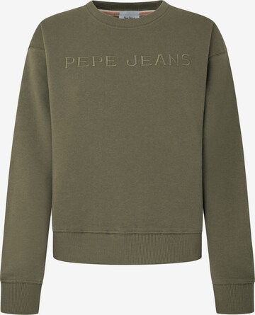 Pepe Jeans Sweatshirt 'HANNA' in Grün: predná strana