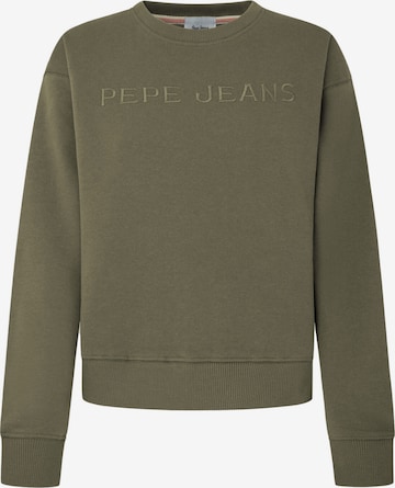 Pepe Jeans Sweatshirt 'HANNA' in Green: front