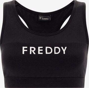 Freddy Bustier Sport-BH in Schwarz: predná strana