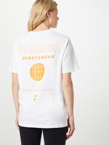 T-shirt fonctionnel 'Leon' Hummel en blanc
