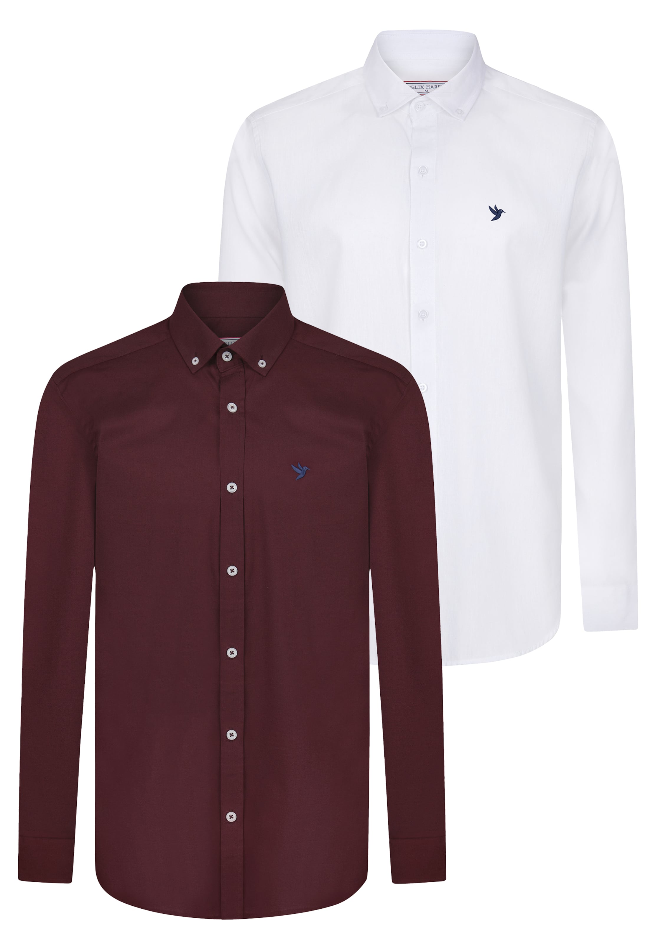 Felix Hardy Košeľa - modrá / tmavočervená / biela, Produkt