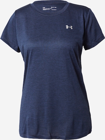 UNDER ARMOUR Performance Shirt 'Tech Twist' in Blue: front