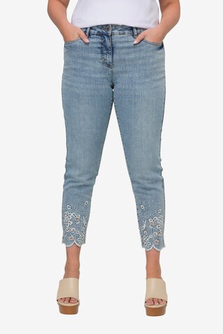 MIAMODA Slimfit Jeans in Blauw: voorkant