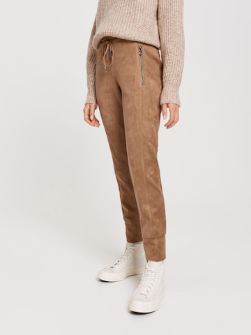 OPUS Pants 'Levina' in Brown: front