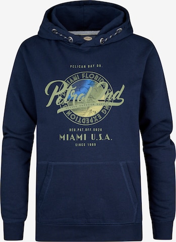 Petrol Industries Sweatshirt 'Grove' in Blue: front