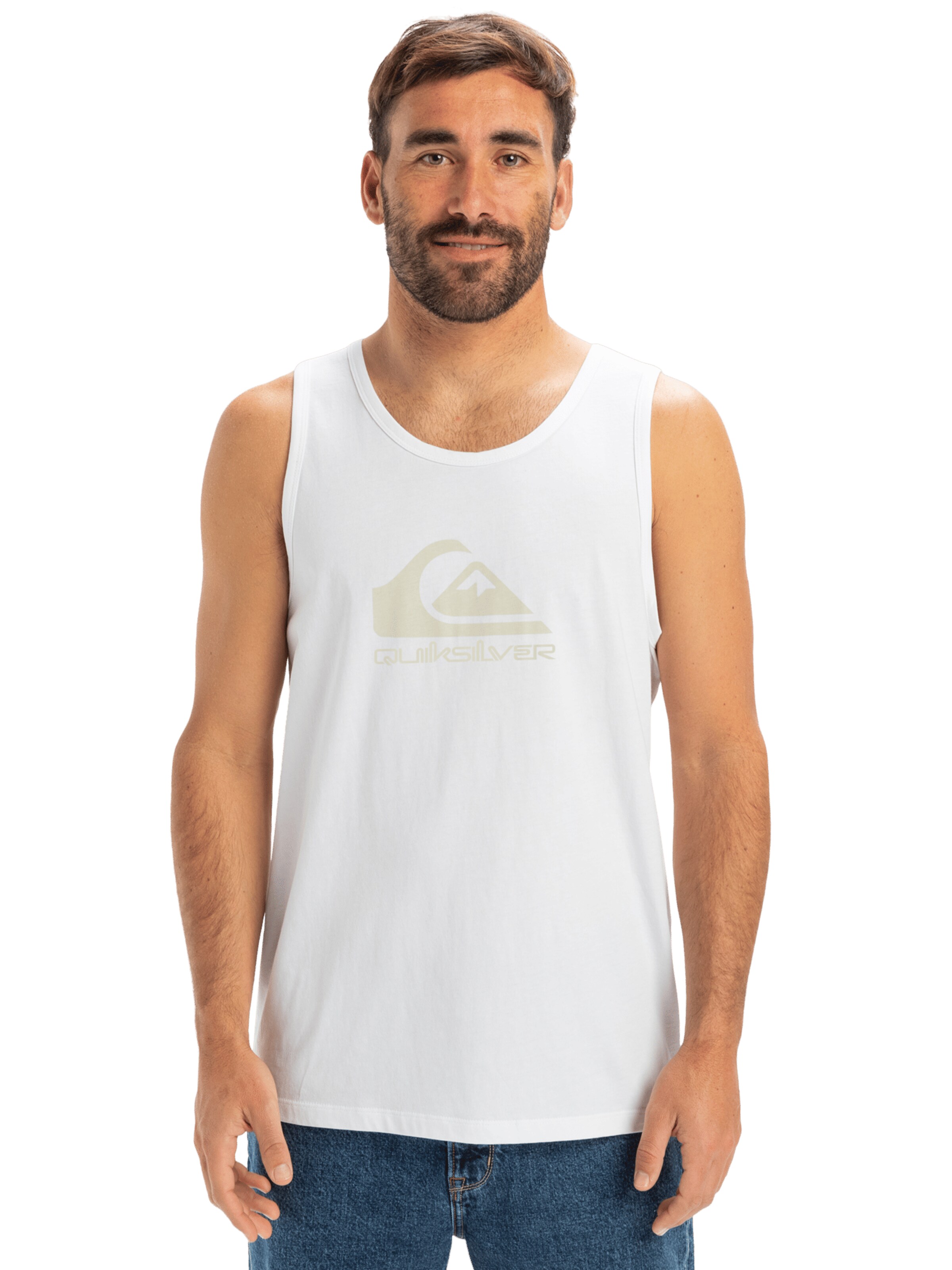 T-Shirt fonctionnel QUIKSILVER en blanc : devant