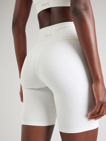 Hey Honey Skinny Sports trousers 'Biker Blanc' in White