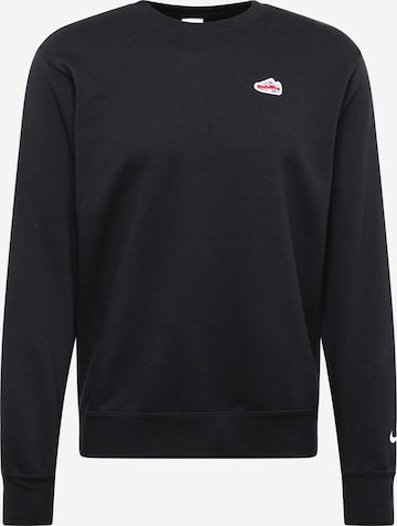 Nike Sportswear Sweatshirt in Black: front